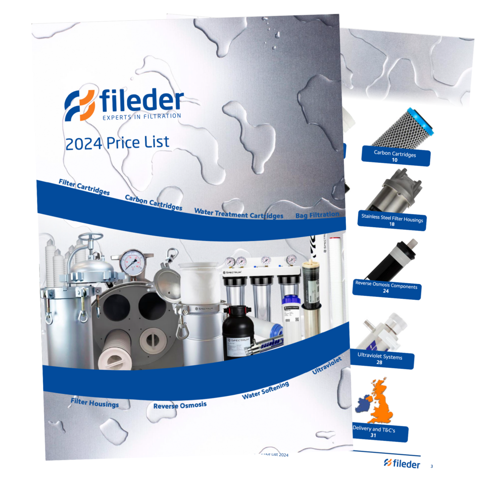 Price List 2024 Fileder Filter Systems